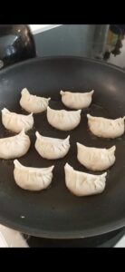 gyoza golden brown