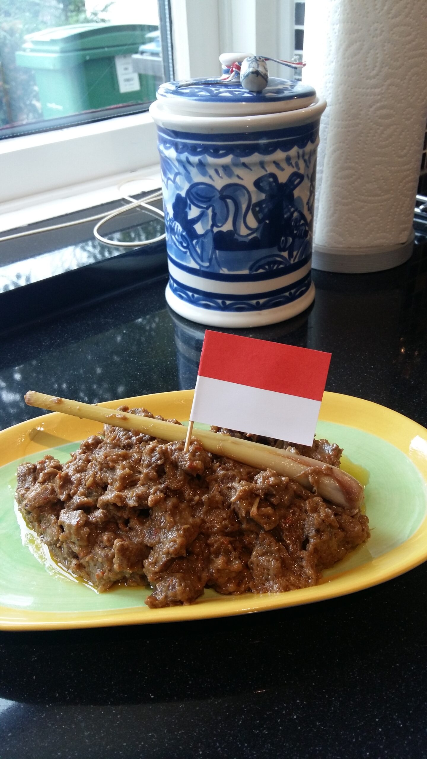 Beef Rendang (Indonesian Beef stew cooked with coconut milk and spices)