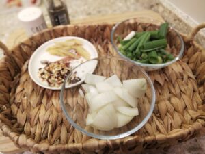 Ingredient for tofu and shrimp